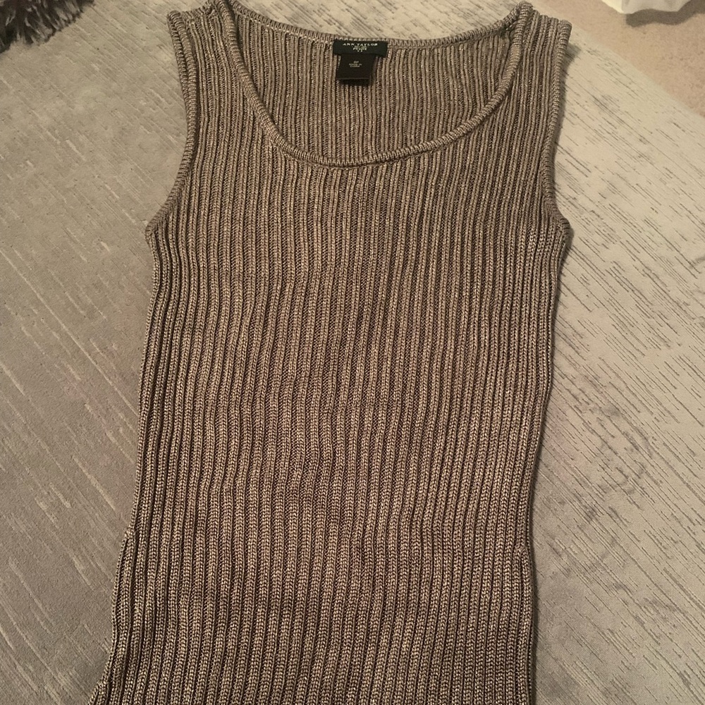 Ann Taylor Metallic Tank